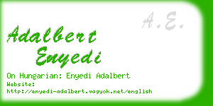 adalbert enyedi business card